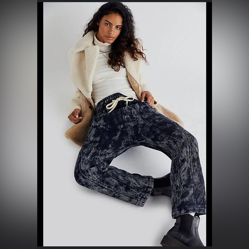 Free People Arcadia Honeycomb Harem Jeans